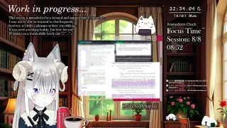 [Work Stream] Night time stream till work is done...🌙【 Komeini | REALITY EN 】