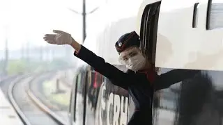 Wuhan's outbound trains hit the tracks as lockdown ends