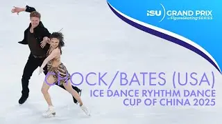 Madison CHOCK / Evan BATES | Ice Dance Rhythm Dance | Cup of China 2025 | #GPFigure