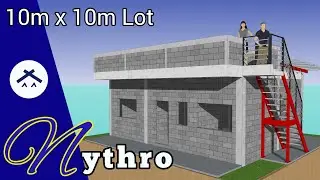 Small House Design with Roof Deck 39sqm.