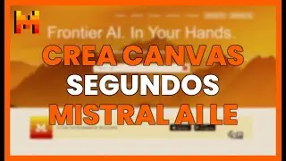 CREA CANVAS en SEGUNDOS con MISTRAL AI LE CHAT