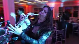 Great sax solo of Careless Whisper by Colleen at Long Island wedding
