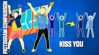 PICTOGRAM COMPARISON - KISS YOU | JD2014 vs JDU