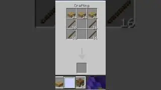 how to craft crafting table chair in minecraft #mcpe #minecraft #trending #viral