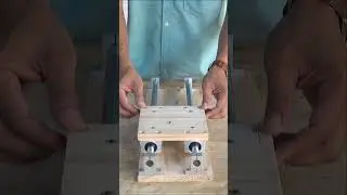 Amazing DIY Wooden Dowell with Router Guide Jig ( Part 1 ) #shorts #woodworking #diy #trending