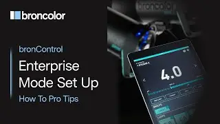 bronControl Enterprise Mode | broncolor How To - Pro Tips