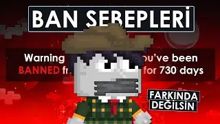 GROWTOPIA’DAN BANLANMAK İSTEMİYORSAN BU 10 ŞEYİ SAKIN YAPMA *farkına olmadan yapıyorsun* Growtopia 