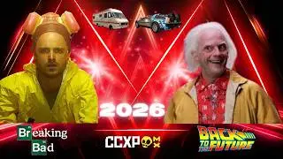 COMIC CON EXPERIENCE MEXICO CCXP MX 2026 || Aaron Paul y Cristopher Lloyd.
