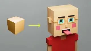 I created 10K 3D NFT collection PFP in Blender!