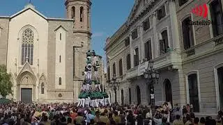 El 3d9f, segon castell descarregat a la Diada 2017 dels Saballuts