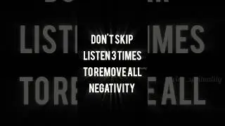Remove Negativity NOW (Listen 3X) 🔱 #shiva #spiritual #meditation