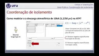 USUB - Aula Pr&aacute;tica 03 - Coordena&ccedil;&atilde;o de Isolamento (ATP/ATPDraw)