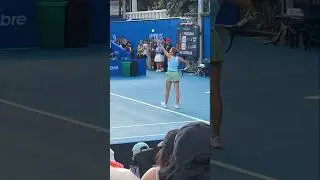 Tatiana Prozorova 3rd Set 4-4 WTA 125 Manila QF #tennis #russia #wta #philippines #sports  #fyp