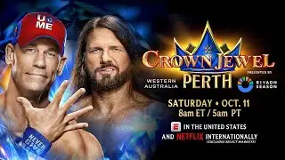 John Cena vs. AJ Styles at WWE Crown Jewel 2025 | Cena vs. Styles Full Match at Crown Jewel