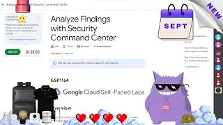 Analyze Findings with Security Command Center | 