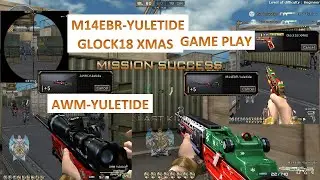 CrossFire Philippines 2019: M14EBR-Yuletide, AWM-Yuletide and Glock18 XMAS Game Play