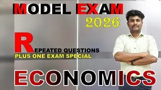 PLUS ONE ECONOMICS  MODEL EXAM 2026