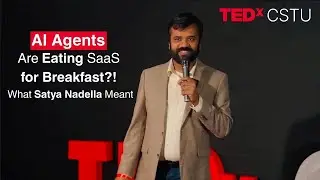 Will AI agents really eat Saas for breakfast? | Bharathi Raja Bose | TEDxCSTU