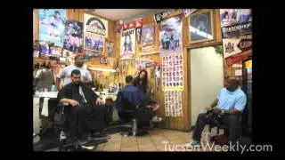 TucsonWeeklyTV.com - A Woman at Al's Barber Shop