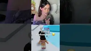 😂trolling @MadisonBeer in roblox