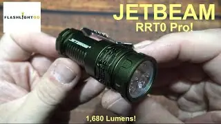 Обзор комплекта фонарика JETBEAM RRT0 Pro EDC! (1680 люмен, три светодиода CW, магнитный наконечн...