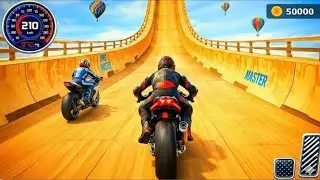  Czry Bike Stunt on Impossible Tracks 🚀 | Mega Ramp Bike Racing Game Android Gameplay