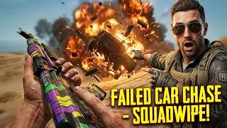 PUBG Squadwipe - Failed Car Chase #pubg #gaming #pubgclips #pubgxkcnsquad