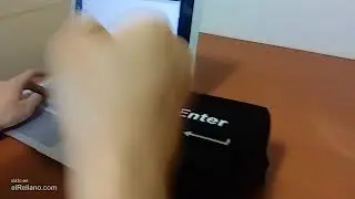 Tecla gigante Enter USB funcional antistress