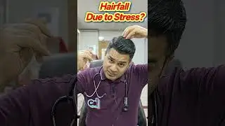 Hairfall because of Stress? Try this homeopathic medicine! #hairfall #hairfallsolution #homeopathy