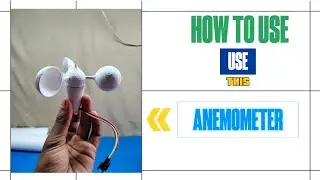 🌬️How to Use my Self-Made DIY Anemometer | My Own Wind Speed Meter 🔧 |  Anemometer | VK ELECTRO TECH