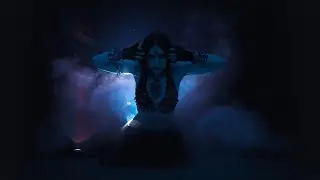 La Catalina - dark tribal fusion @Backstage of photoshoot