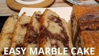 Easy Marble Cake | one bowl Marble cake
