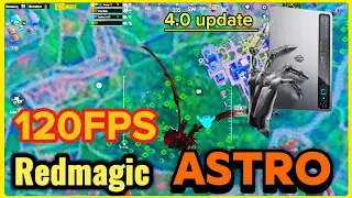 REDMAGIC ASTRA GAMING TABLET PUBG TESTING 120FPS #pubgmobile #gaming #redmagic #trendingshorts 