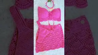 O conjunto mais amado por minhas clientes #shortvideo #modapraia #croch&ecirc; #biqu&iacute;ni #biqu&iacute;nidecroch&ecirc;