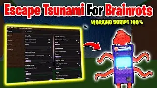Escape Tsunami For Brainrots Script *No Key* Solix Hub Walk Speed, Infinite Jump, Teleport Gap More!
