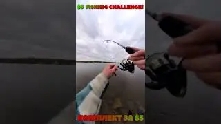 $5 FISHING KIT CHALLANGE / Комплект за 450р ловит рыбу)