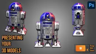 Presenting your 3D models in photoshop Tutorial