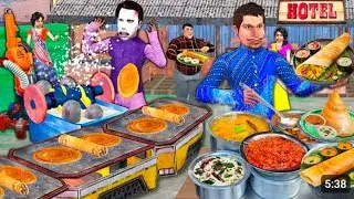 Automatic Dosa Machine 1 Minute 10 Dosa Cooking||MLA Opening Street Food Hindi Funny Kahaniya||