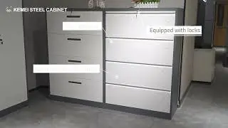 Best Selling 4 Drawer Lateral File Cabinet with Lock | Metal Steel Lateral Filing Cabinet