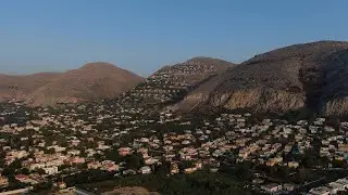 Riserva di capo Gallo from drone (Mondello beach, Sicily, Italy)