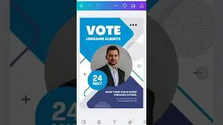 How to Design Professional Election Poster in Canva 🗳️ | Graphic Design Tips #canva #graphicdesign