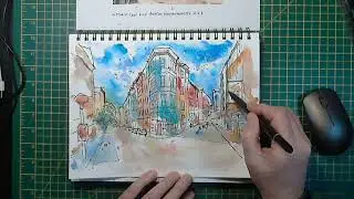 SKETCHING BOSTON LOOSE AND EASY!
