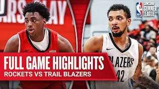 ROCKETS vs TRAIL BLAZERS | NBA SUMMER LEAGUE | FULL GAME HIGHLIGHTS | July 17, 2025