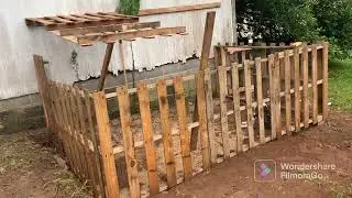 Como hacer un gallinero con paletas reusadas (diy pallet)