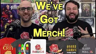Official Roll For Crit Merch Available Now!