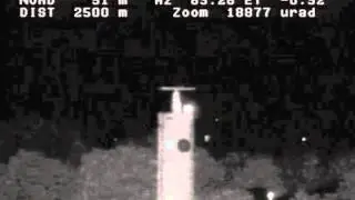 ARGC-750 observation of a radar vs uncooled thermal imager at 2,5 km