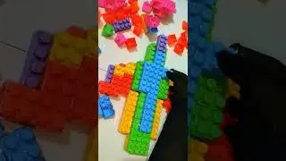 satisfying DIY big Lego aeroplane asmr /building block #asmr #building block
