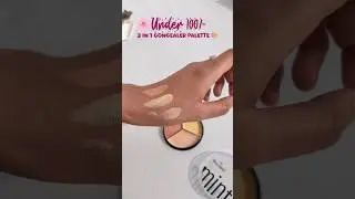 three in one concealer palette under 100/- #meeshofinds#meeshoapp#viralshortsvideo #meesho