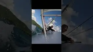 Laser sailing capsize- deathroll