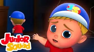 Asustado de la oscuridad | Educación para bebes | Junior Squad Español Latino | Dibujos animados